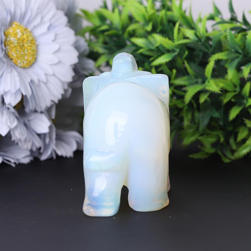 Opalite Elephant Crystal Carvings Wholesale Crystals