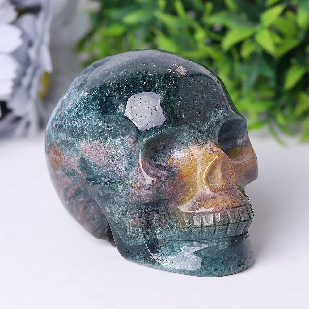 Ocean Jasper Crystal Skull Carvings Wholesale Crystals