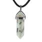 Natural Semi-Precious Gemstone Crystal Healing Hexagonal Point Chakra Pendant Wholesale Crystals