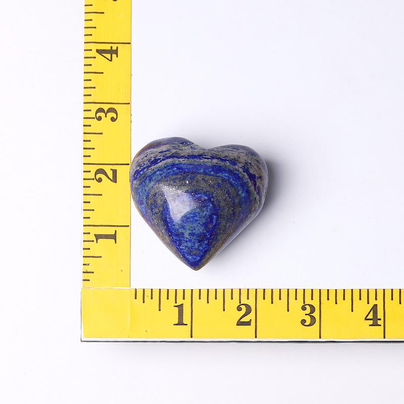 2.0-2.5" Lapis Heart Shape Crystal Carvings Wholesale Crystals