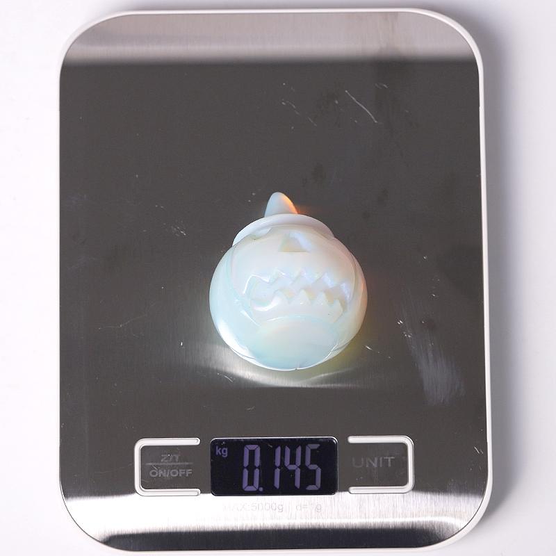 2" Opalite Pumpkin Crystal Carvings for Halloween Wholesale Crystals