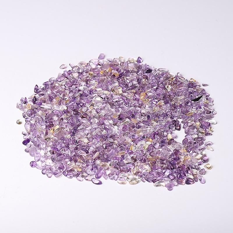 0.1kg Natural Ametrine Chips Crystal Chips for Decoration Wholesale Crystals