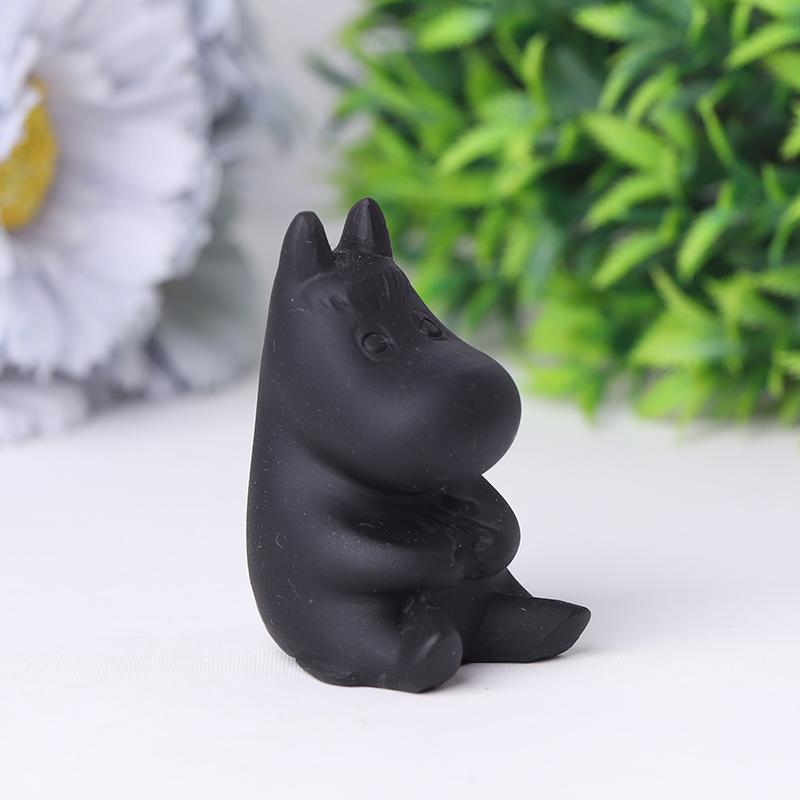 2" Black Obsidian Crystal Carvings Wholesale Crystals