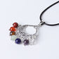 1.5" Chakra Crystal Pendant Wholesale Crystals