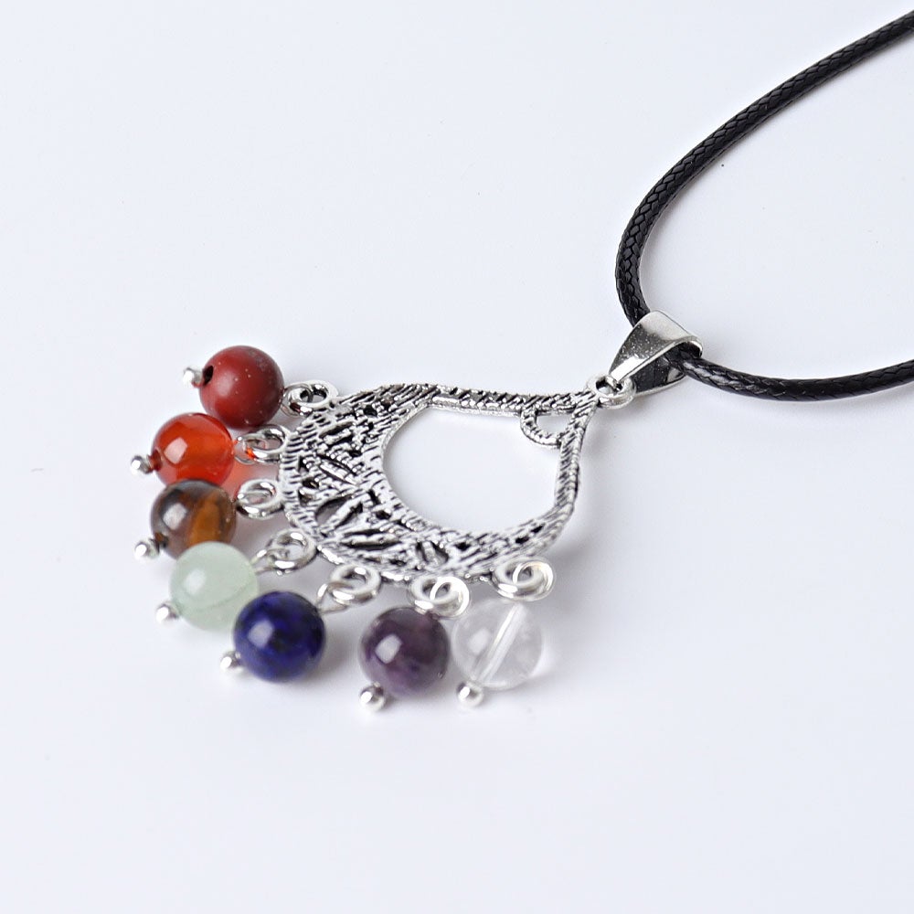 1.5" Chakra Crystal Pendant Wholesale Crystals