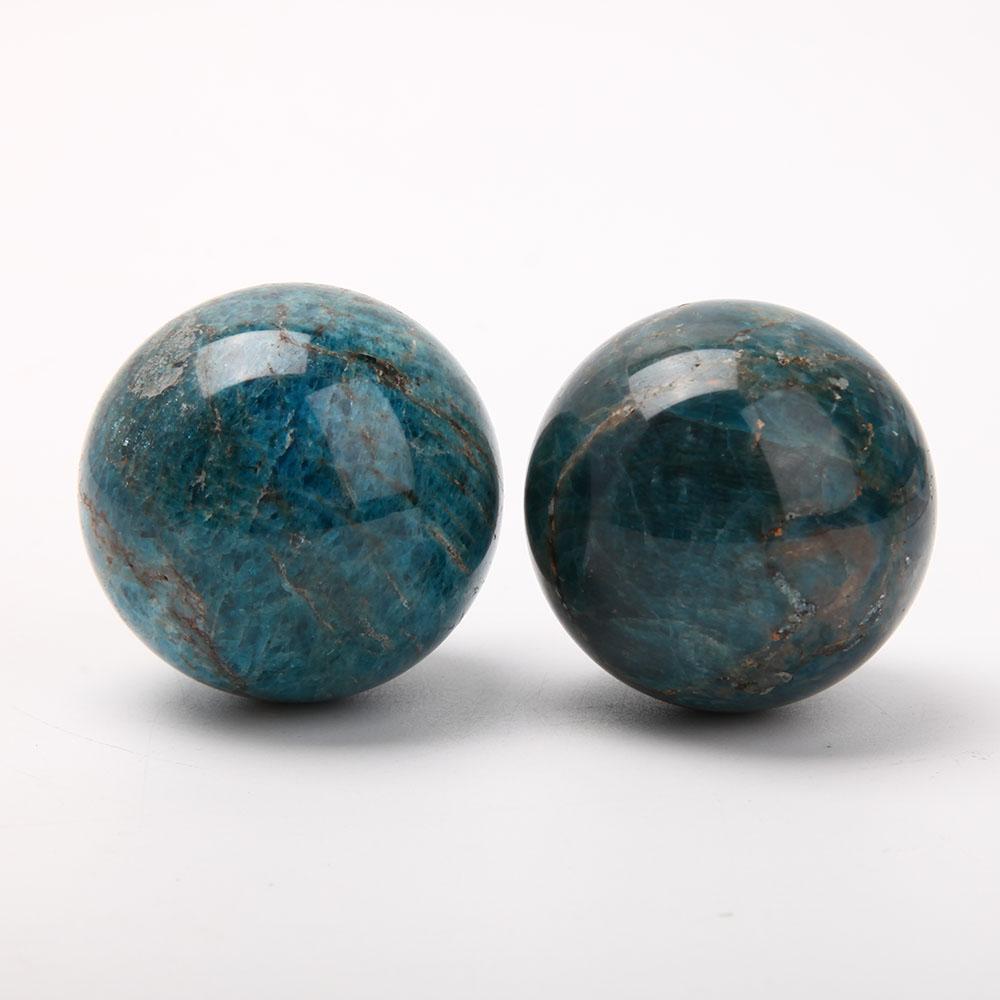 2.2" Blue Apatite Sphere Wholesale Crystals