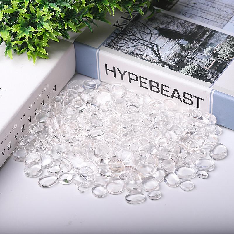 0.1kg 15mm-20mm High Quality Clear Quartz Tumbles for Healing Wholesale Crystals