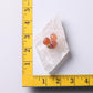 4" Selenite Base with Carnelian Decoration Free Form Wholesale Crystals