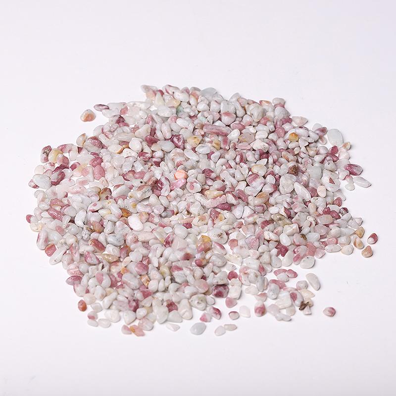 0.1kg 5-7mm Natural Pink Tourmaline Chips Crystal Chips for Decoration Wholesale Crystals