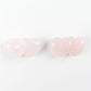 Rose Quartz Double Heart Shape Crystal Carving Free Form Wholesale Crystals