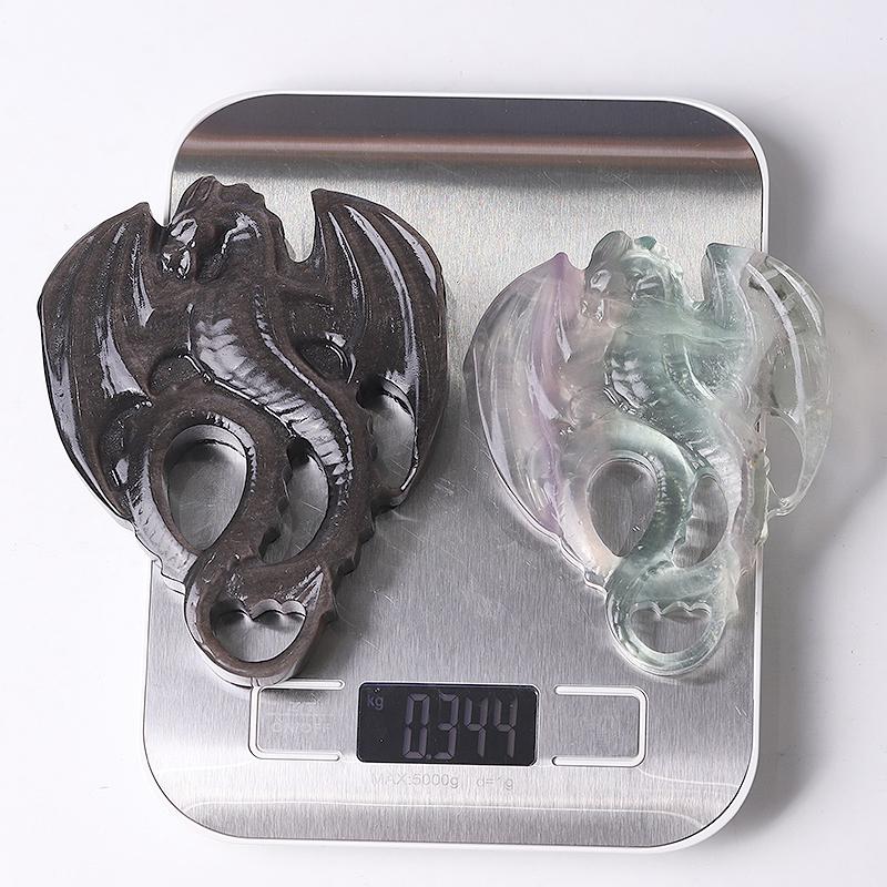 4" High Quality Dragon Crystal Carvings for Decoration Wholesale Crystals