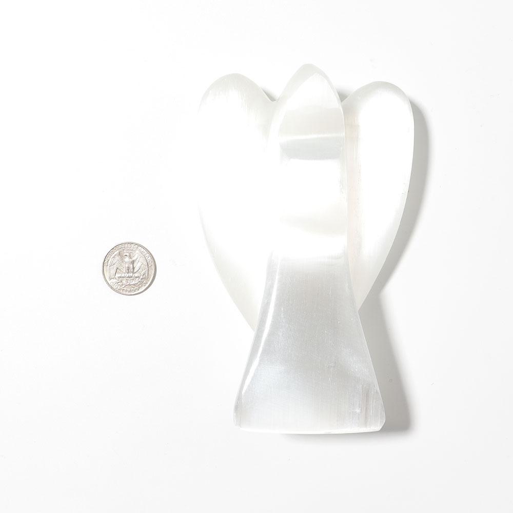 Selenite Angel Crystal Carvings 5.8" Wholesale Crystals