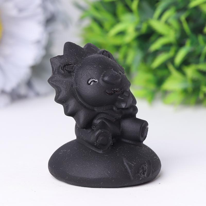 2" Black Obsidian Crystal Carvings Wholesale Crystals