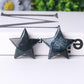 2" Moss Agate Star Crystal Carvings Wholesale Crystals