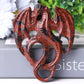 4" High Quality Dragon Crystal Carvings for Decoration Wholesale Crystals