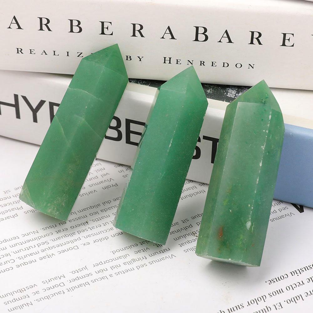 3" Green Aventurine Points Wholesale Crystals