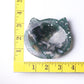 3.5" Moss Agate Cat Head Bowl Crystal Carvings Wholesale Crystals