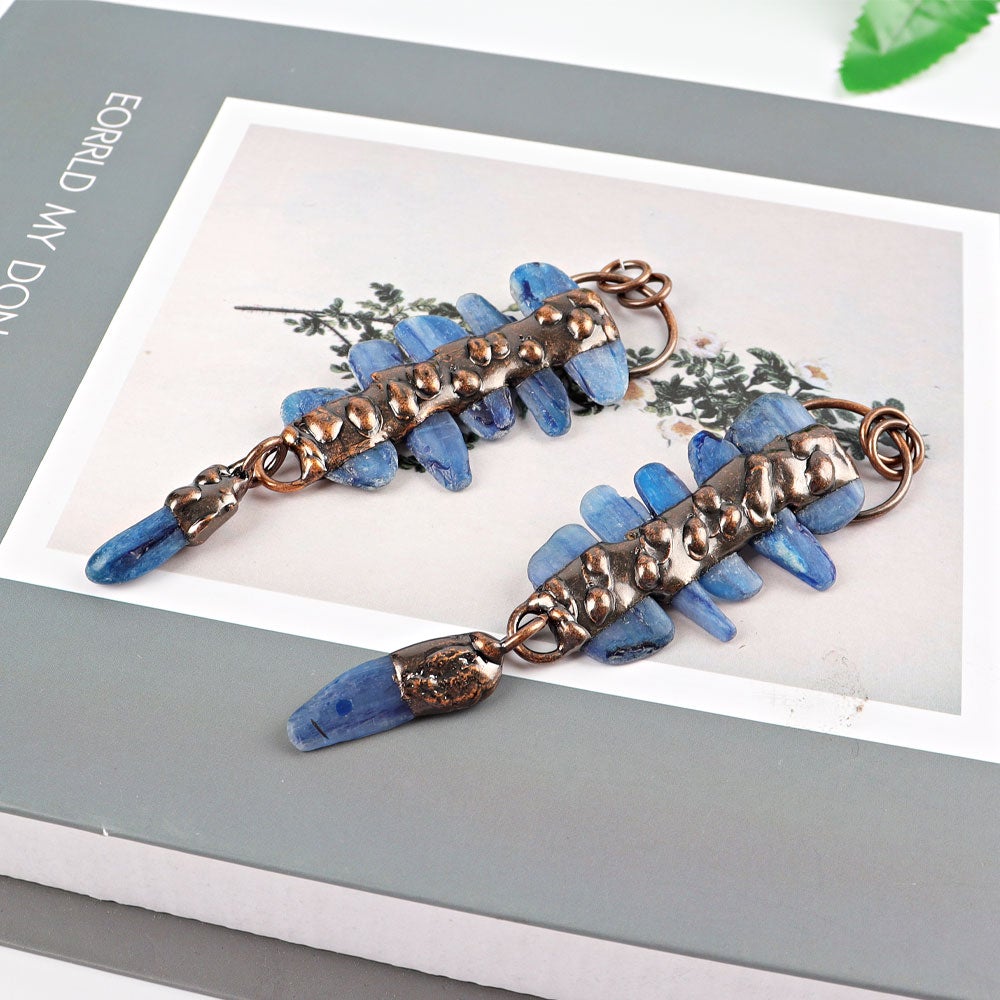 4.2" Kyanite Pendant for Jewelry Key Chain DIY Wholesale Crystals