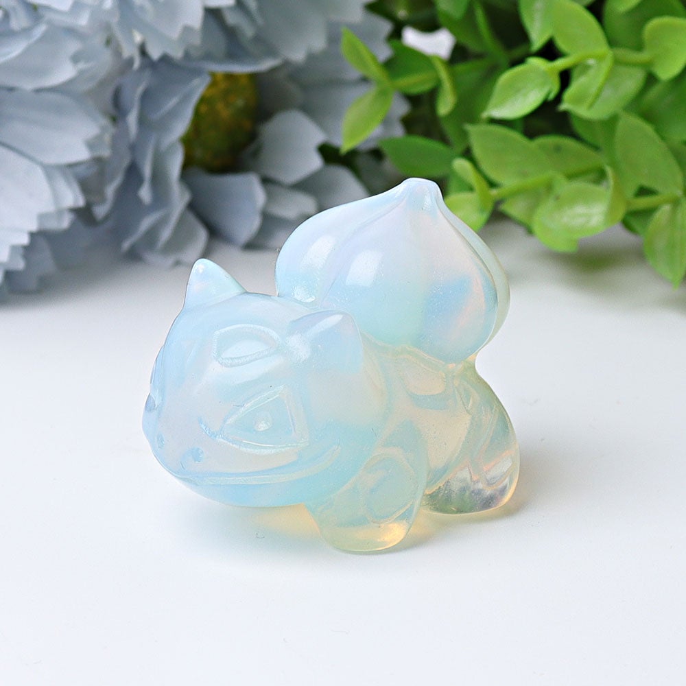 1.8" Bulbasaur Crystal Carvings Wholesale Crystals