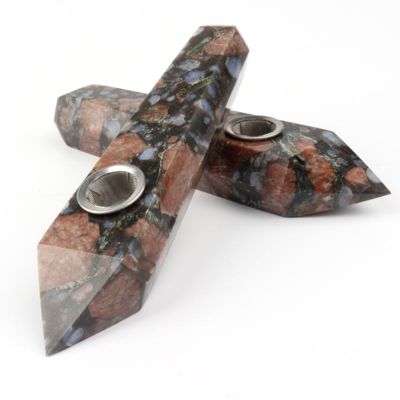 Glaucophane Smoking Pipe wholesale support mixed customization Wholesale Crystals