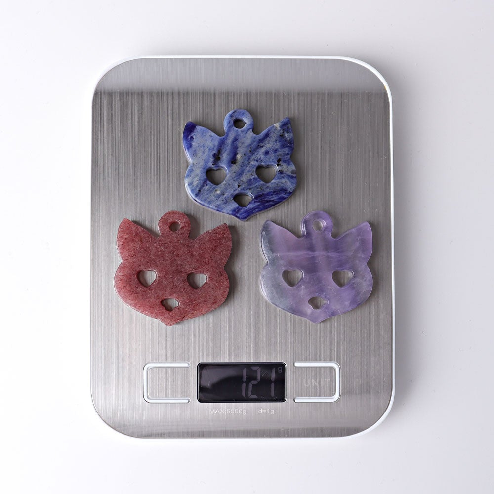 2" Fox Face Crystal Carvings Wholesale Crystals