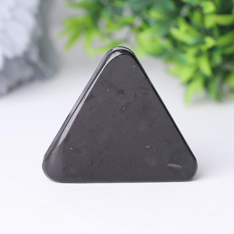 2" Shungite Sphere Holder-Triangle Wholesale Crystals