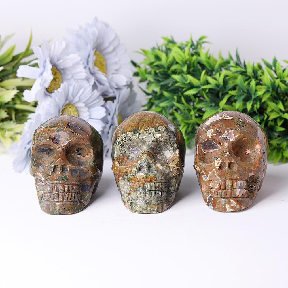 Ocean Jasper Crystal Skull Carvings Wholesale Crystals