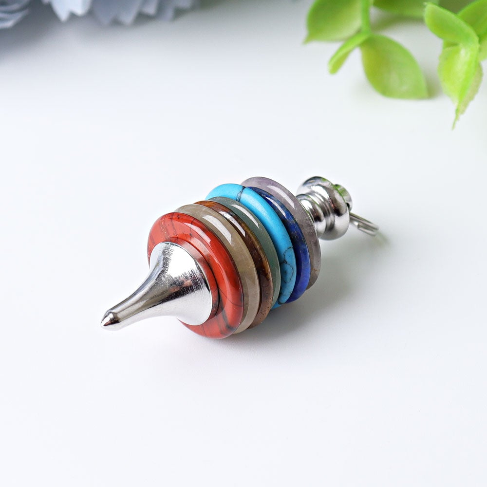 1.7" Chakra Crystal Pendulum Wholesale Crystals
