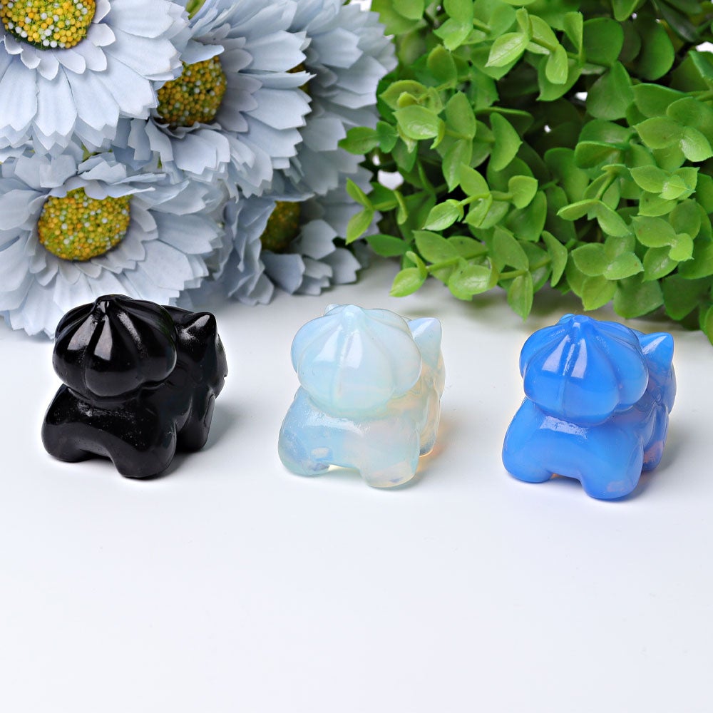 1.8" Bulbasaur Crystal Carvings Wholesale Crystals