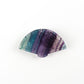 Drilled Fluorite Fan Sahpe Carvings for Jewelry Making Wholesale Crystals