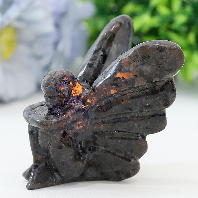 3.0" Yooperlite Fairy Crystal Carvings Wholesale Crystals