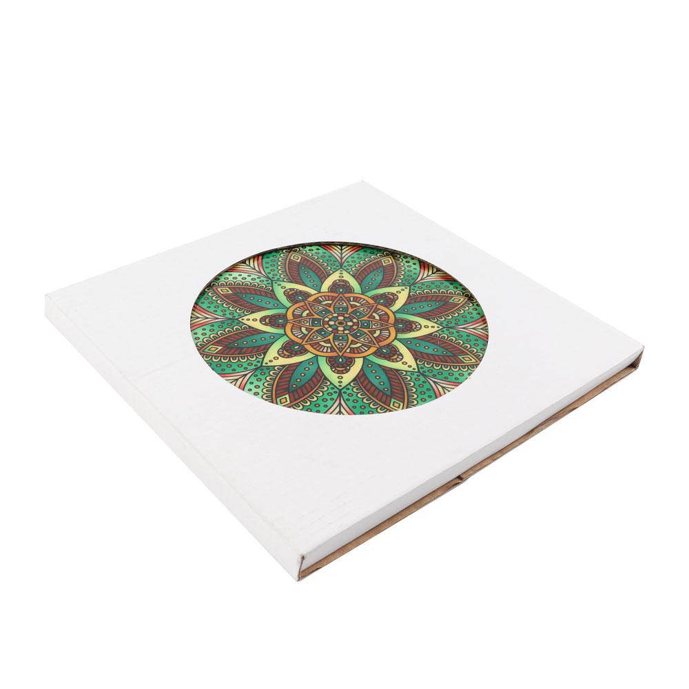 Ceramic Sun Flower Design Pot Coaster Wholesale Crystals