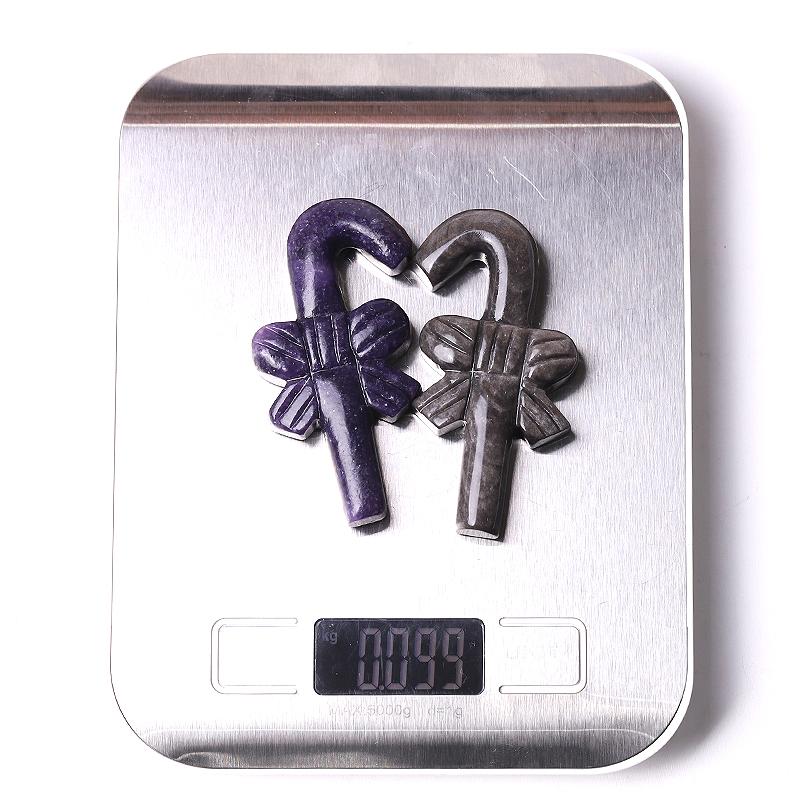 3" Candy Crystal Carvings for Christmas Wholesale Crystals