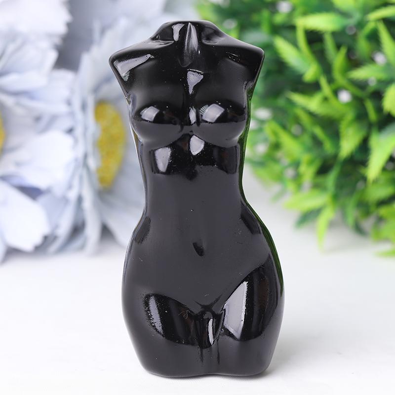 3" Black Obsidian Crystal Model Carvings Wholesale Crystals