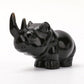 Black Obsidian Rhino Carvings Wholesale Crystals