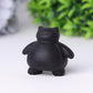 1.8" Black Obsidian Snorlax Crystal Carvings Wholesale Crystals