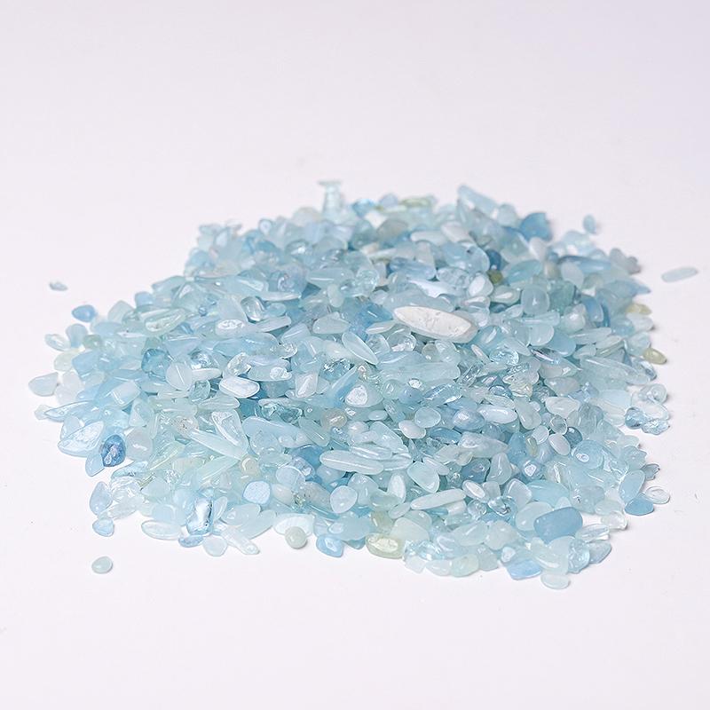 0.1kg 7-9mm Wholesale High Quality Aquamarine Chips Wholesale Crystals