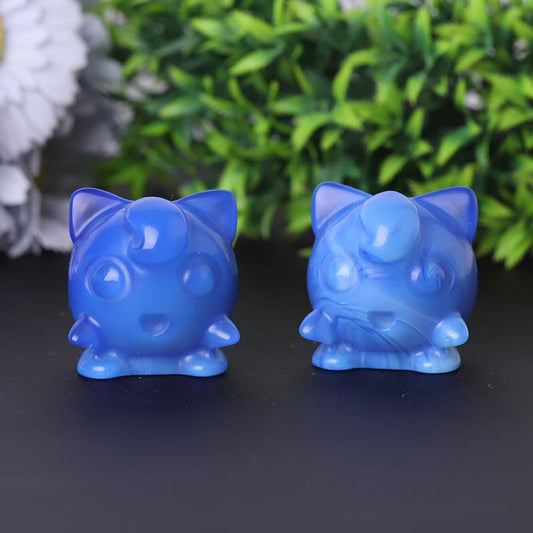 2" Blue Opalite Crystal Carvings Wholesale Crystals