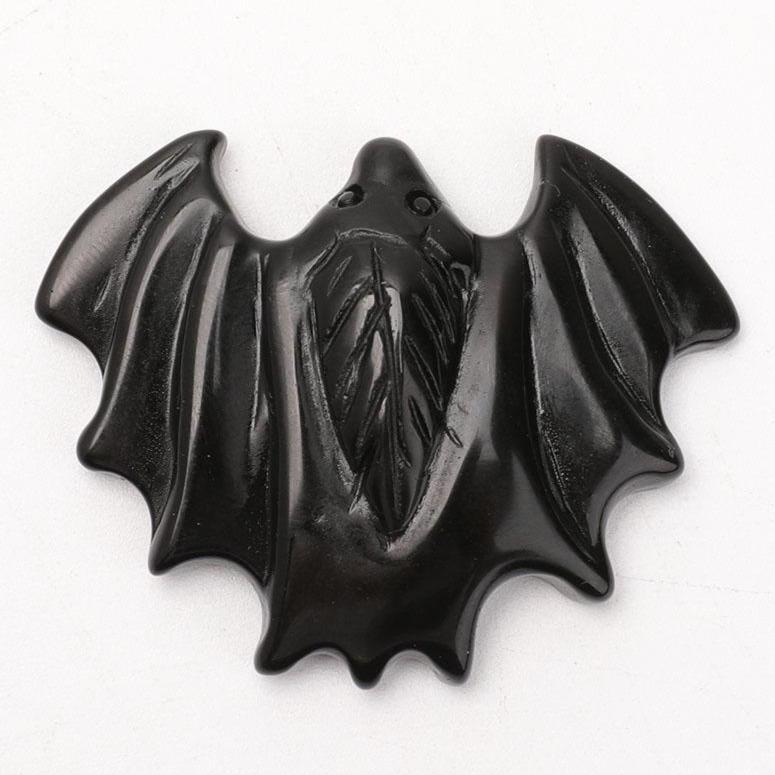 DISCOUNT Black Obsidian Bat Carvings Wholesale Crystals