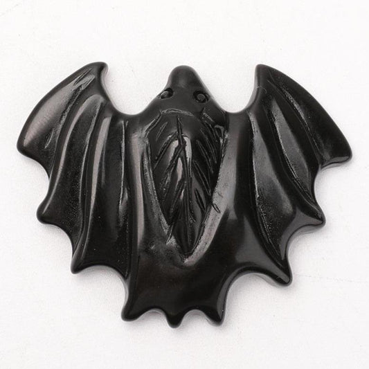 DISCOUNT Black Obsidian Bat Carvings Wholesale Crystals