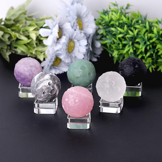 2" Planet Crystal Sphere Wholesale Crystals