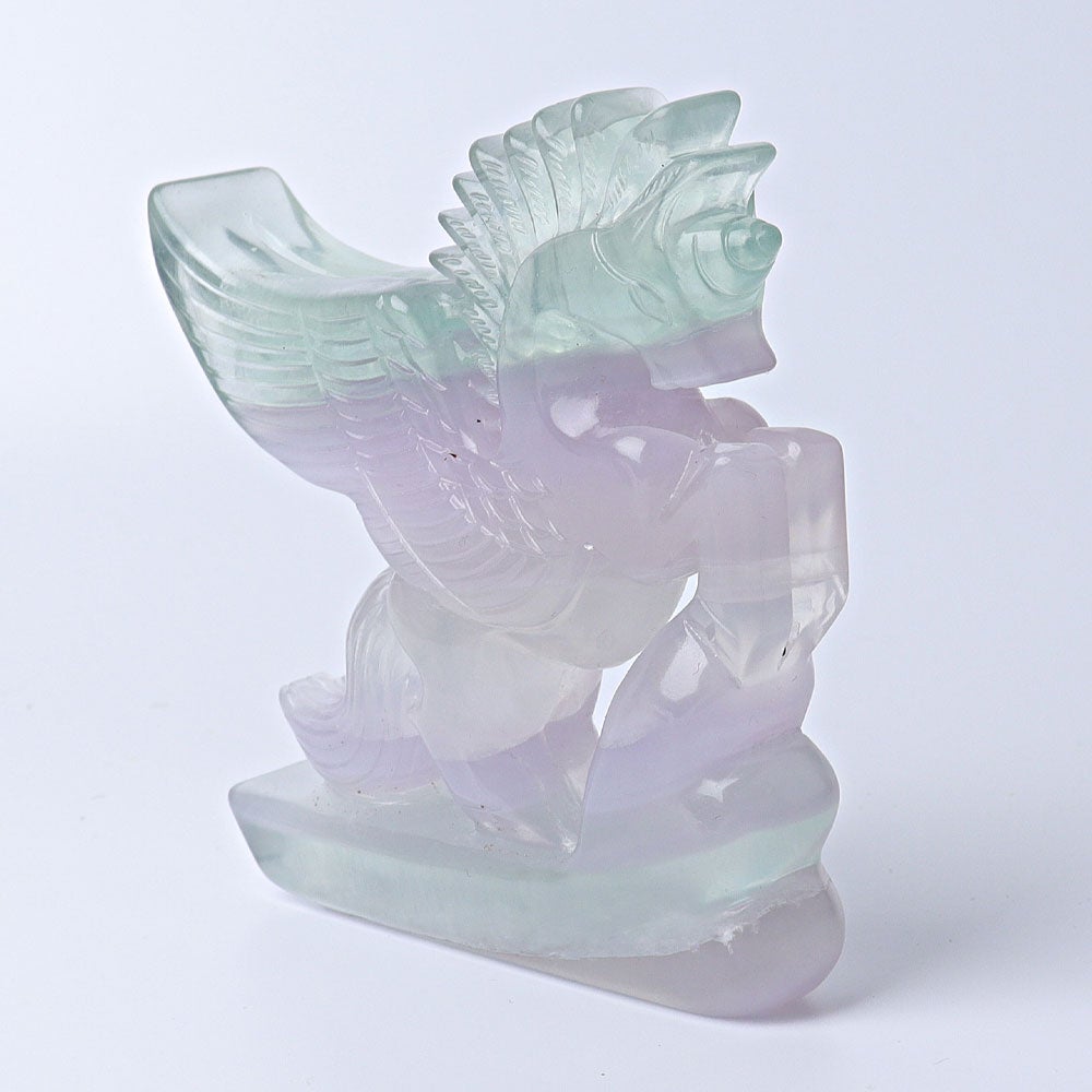 4.5" Fluorite Unicorn Crystal Carvings Wholesale Crystals