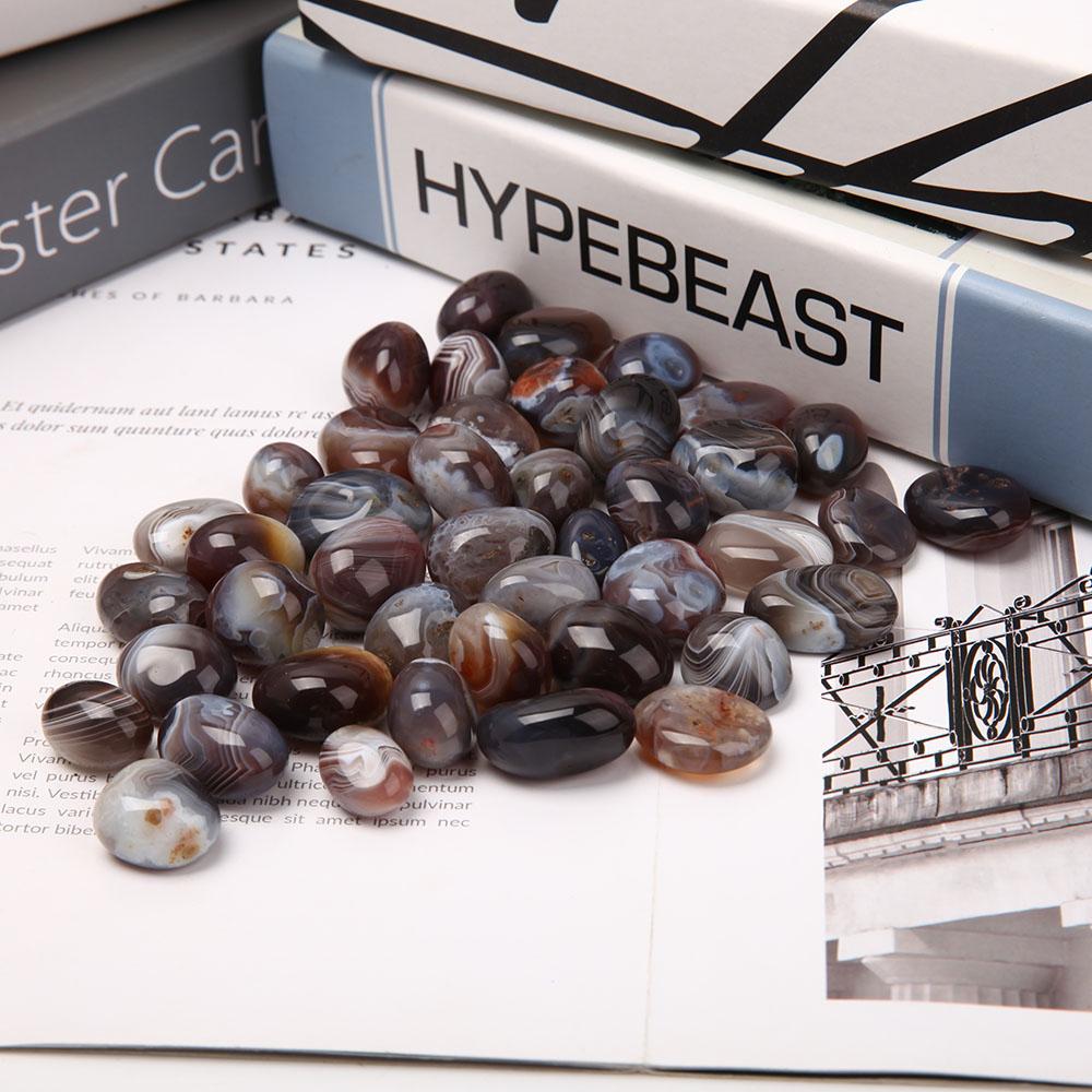 0.1kg Black Sardonyx Tumbled Stone 0.5kg Wholesale Crystals