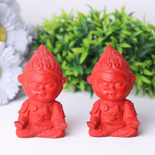 3.3" Cinnabar Great Sage Crystal Carvings Wholesale Crystals