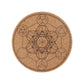 Cork Carved Pattern Coaster Wholesale Crystals