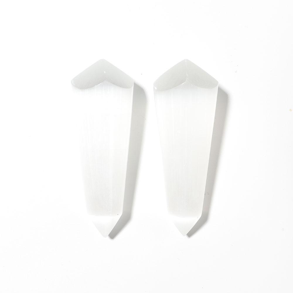 4" Selenite Crystal Point Wholesale Crystals