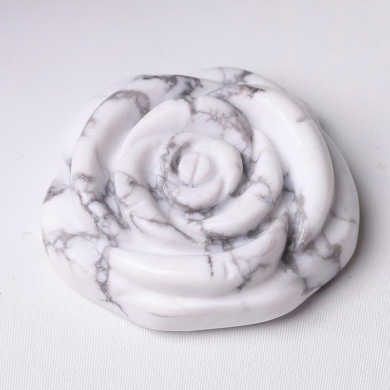 1.2" Rose Flower Crystal Carvings Wholesale Crystals