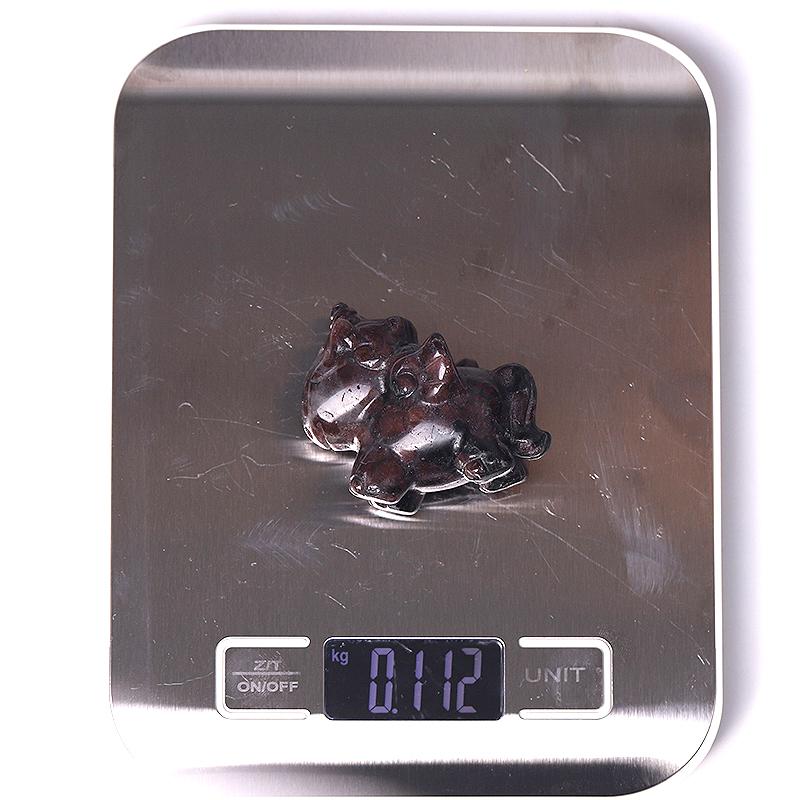 Natural Garnet Unicorn Hand Carving for Collection Wholesale Crystals