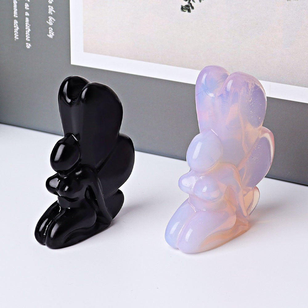 2.5" Fairy Crystal Carvings Wholesale Crystals