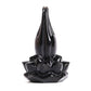 Black Obsidian Buddha Hand Carving Decoration Wholesale Crystals